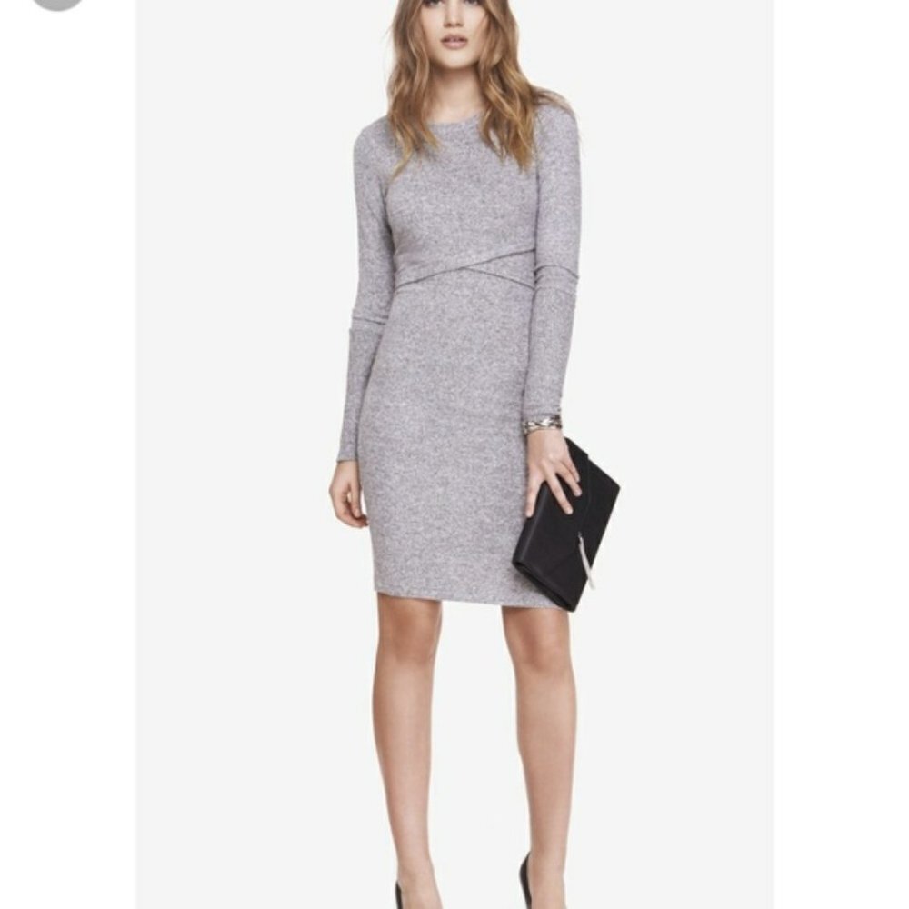Express Brushed Jersey "Sweater" Dress